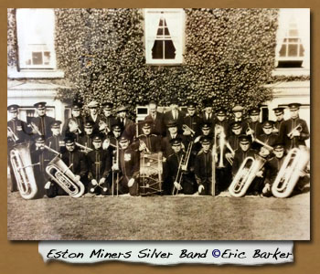 Eston Miners Silver Band
- Click On This for Larger Image 
	(Opens in New Window)