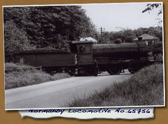 Locomotive No.65756 Crossing Flatts Lane into Normanby Brickyards
- Click On This for Larger Image (Opens in New Window)