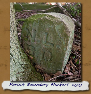 Boundary Marker Stone in 2010
 - Click On This for Larger Image 
	(Opens in New Window)