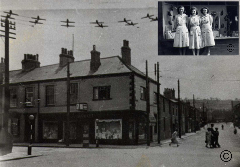 Photo 11 - Hawkes Outfitters Shop on High Street, Normanby in early 1950s