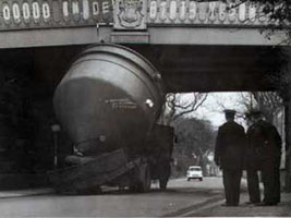 Photo 12 - Stuck fast !   ICI lorry breaking original railway bridge