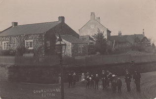 Photo 6  - Normanby Church Lane Corner with High St in 1910s