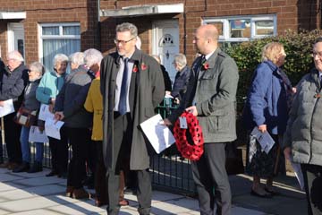 Photo 10 - 2024 Normanby Remembrance Day Service - Normanby Ward Councillors - Paul McInnes and Paul Salvin