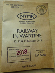 Photo 1  - Pickering Trip - North Yorkshire Moors Railway - 'Railway in Wartime' Programme