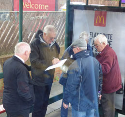 Photo 4  - Pickering Trip - Harry Greenmon Checks ''All Present and Correct!'' Before Setting Off