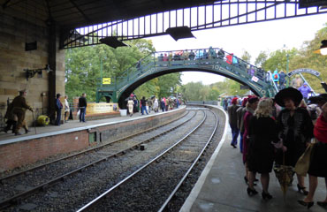 Photo 17  - Pickering Trip - Pickering Station - Crowd Gathering