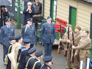 Photo 19  - Pickering Trip - Flag Raising Ceremony on Platform One