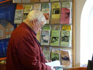 Photo 5  - Cleveland Ironstone Mining Museum - Tom Towers Browses the Many Booklets