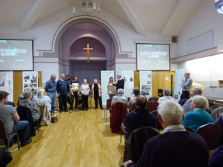 Photo 12  - 2017 William Short VC Film Preview - Presentation by Lonely Tower to the Group who Assisted