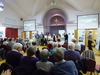 Photo 13  - 2017 William Short VC Film Preview - Presentation by Lonely Tower to the Group who Assisted