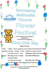 Photo 1  - Flower Festival Poster - designed by the children of Normanby Primary School