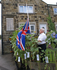 Photo 6  - Great War Centenary - Union Flag Lowered to Half Mast