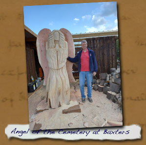 2024 "Angel of the Cemetery" at Baxter Chainsaw Carving
- Click On This for Larger Image (Opens in New Window)