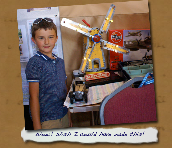 2013 Exhibition:  Meccano and Lad
Click On This for Larger Image (Opens in New Window)