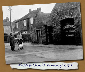 Richardson Bros Brewery c1971
 - Click On This for Larger Image
       (Opens in New Window)