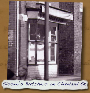 Sissens Butchers, Corner of Cleveland and Dixon St
 - Click On This for Larger Image
       (Opens in New Window)