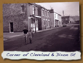 Corner of Cleveland and Dixon St
 - Click On This for Larger Image
       (Opens in New Window)