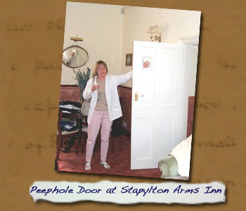 Stapylton Arms Inn peephole door