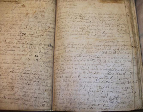 St Helens Parish Registers Page Eg 1676 Buried in Wool entry